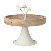 Toadstool Metal and Wood Stand